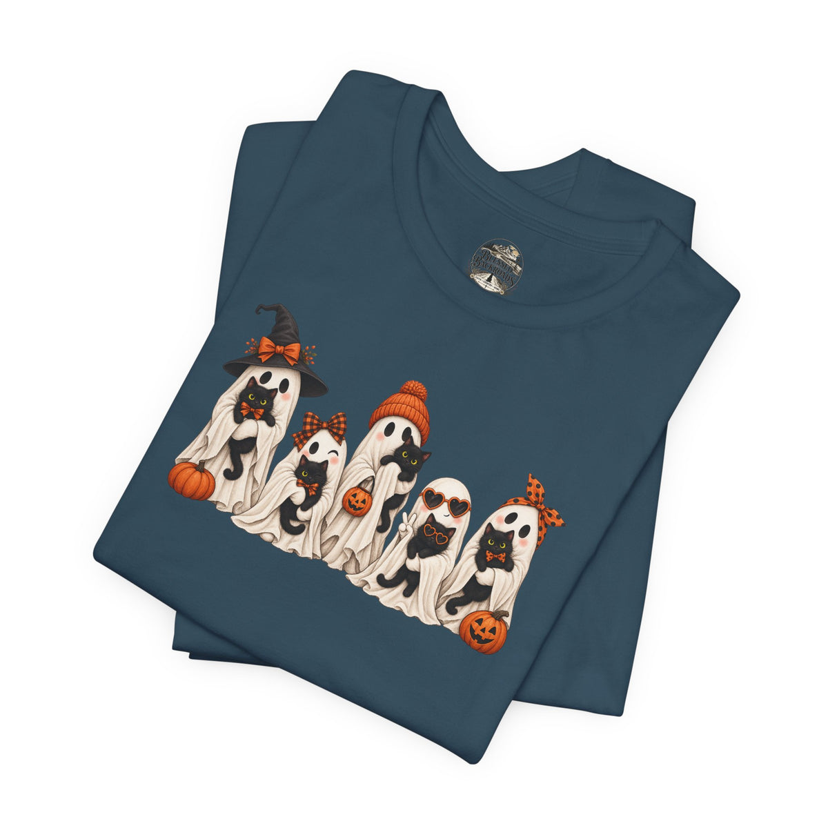 Halloween Ghost and Kittens T-Shirt