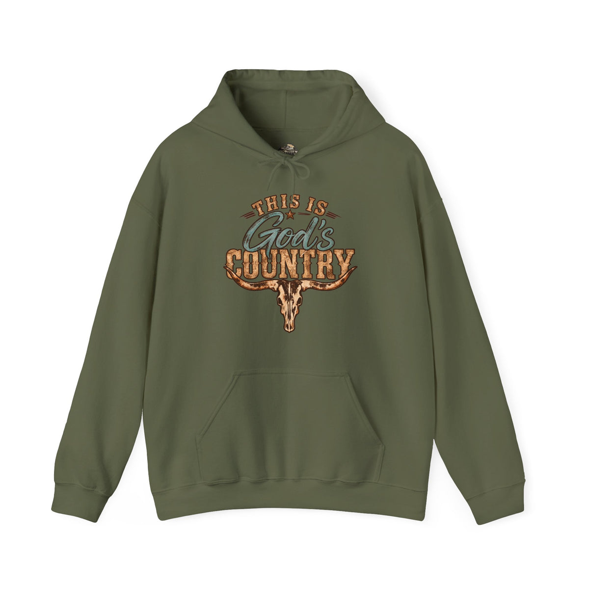 This Is God's Country Hoodie - Rustic Western Faith Pullover
