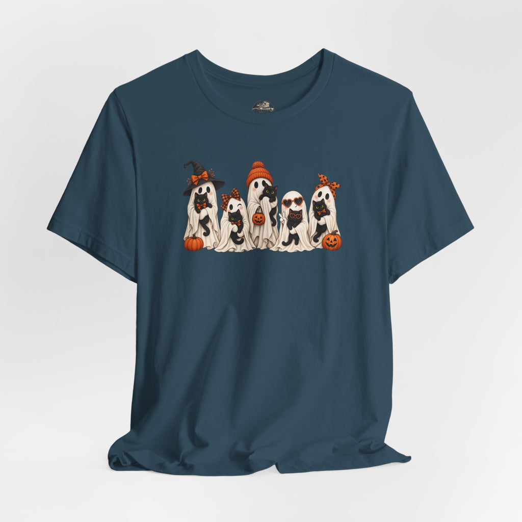 Halloween Ghost and Kittens T-Shirt
