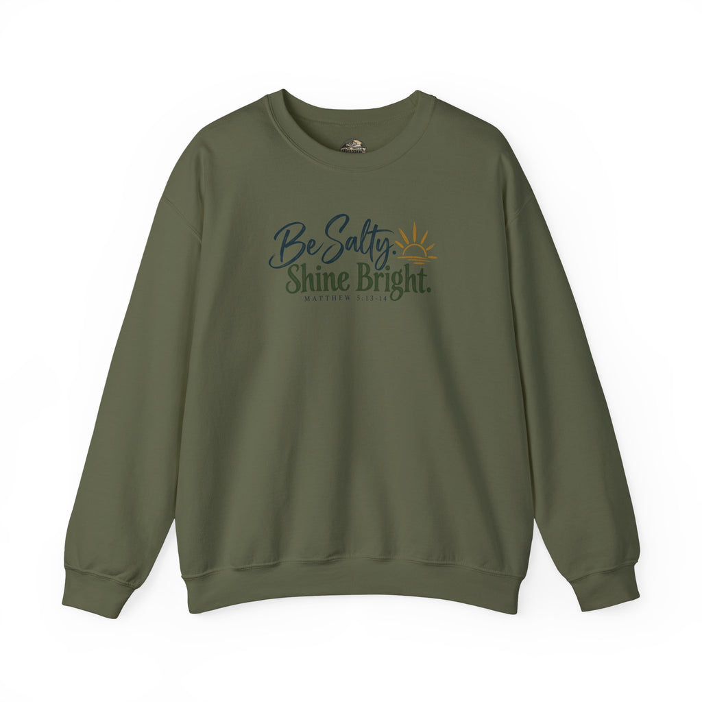 Be Salty Shine Bright Inspirational Sweatshirt – Blessed Backroads