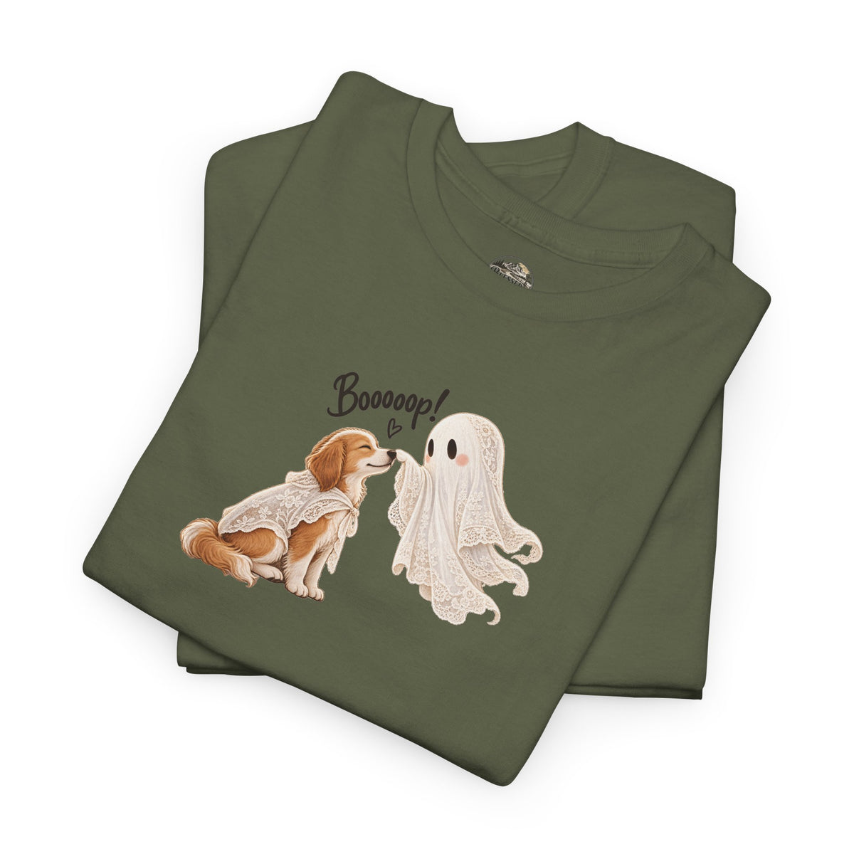Booooop! Cute Ghost and Dog