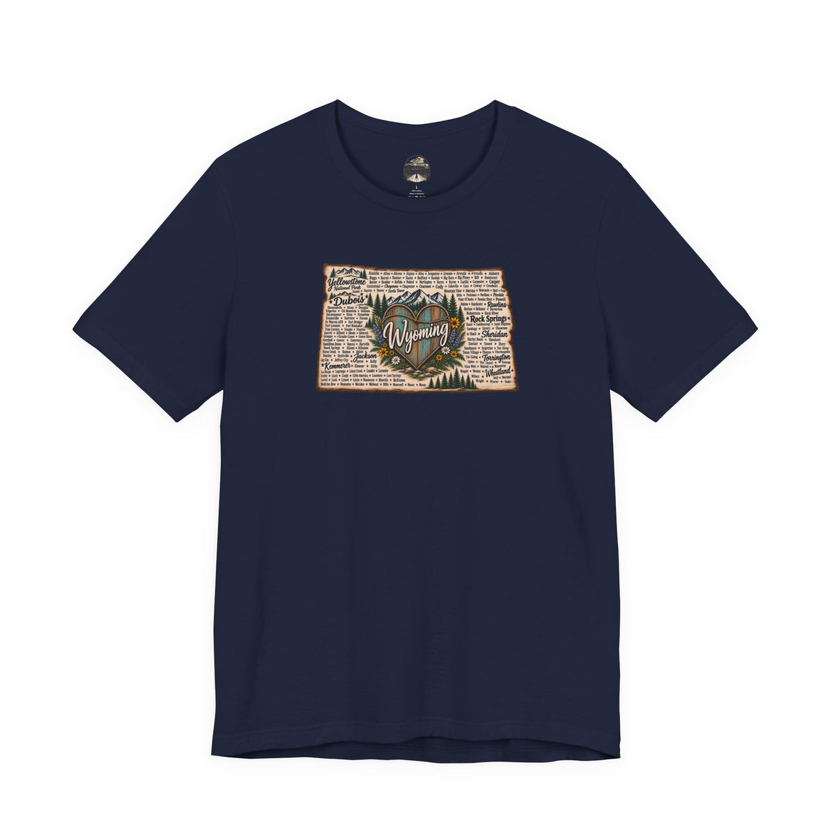 Wyoming State Outline Tee