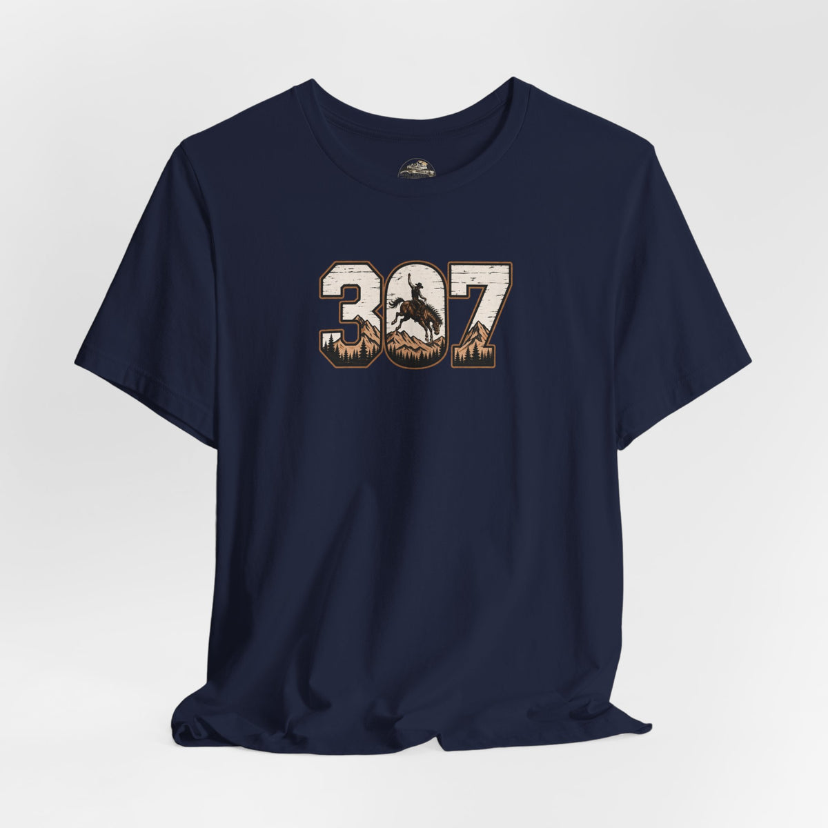307 Wyoming Cowboy T-Shirt – Rustic Western State Pride Tee