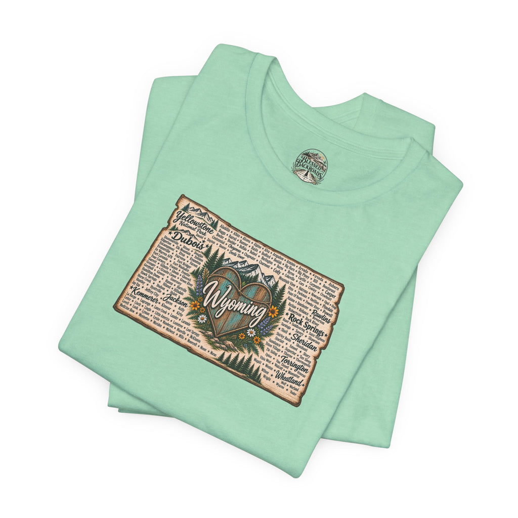Wyoming State Outline Tee