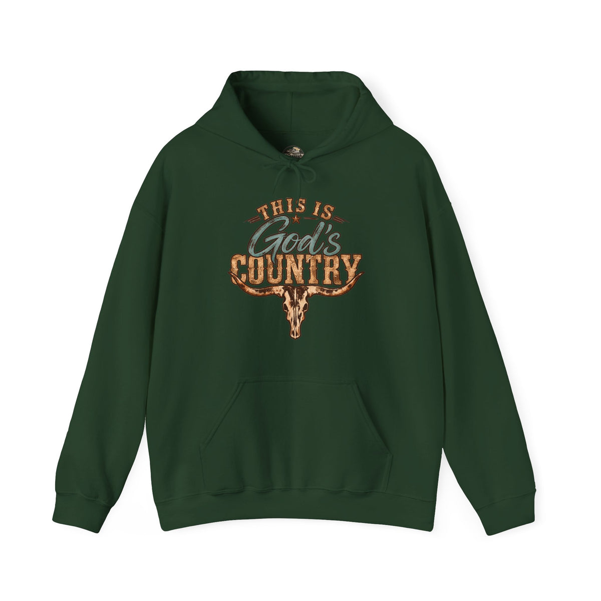This Is God's Country Hoodie - Rustic Western Faith Pullover