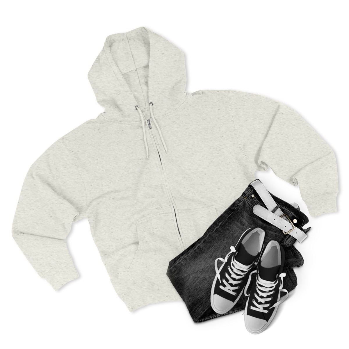 Inspirational Zip Hoodie with Philippians 4:13