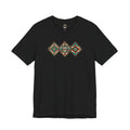 Southwestern Diamond Aztec Tee — Native Pattern Graphic T-Shirt