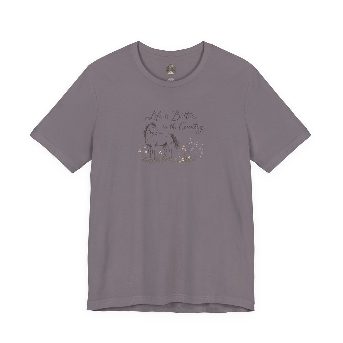 Country Life Horse Graphic Tee – "Life is Better in the Country"