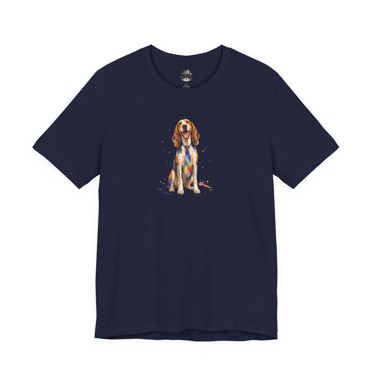 Hound Dog Watercolor T-Shirt – Colorful Dog Lover Tee