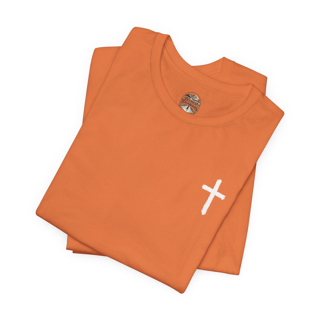Faith Cross T-Shirt — "When You Can't See the Way, Trust the One Who Is the Way" Christian Tee