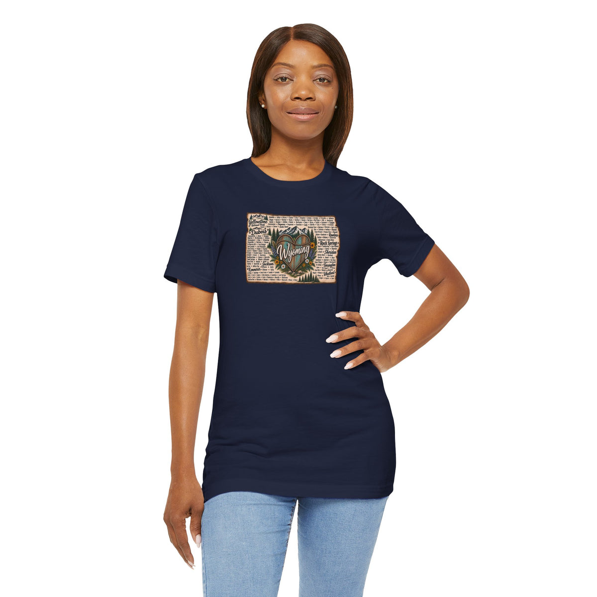 Wyoming State Outline Tee