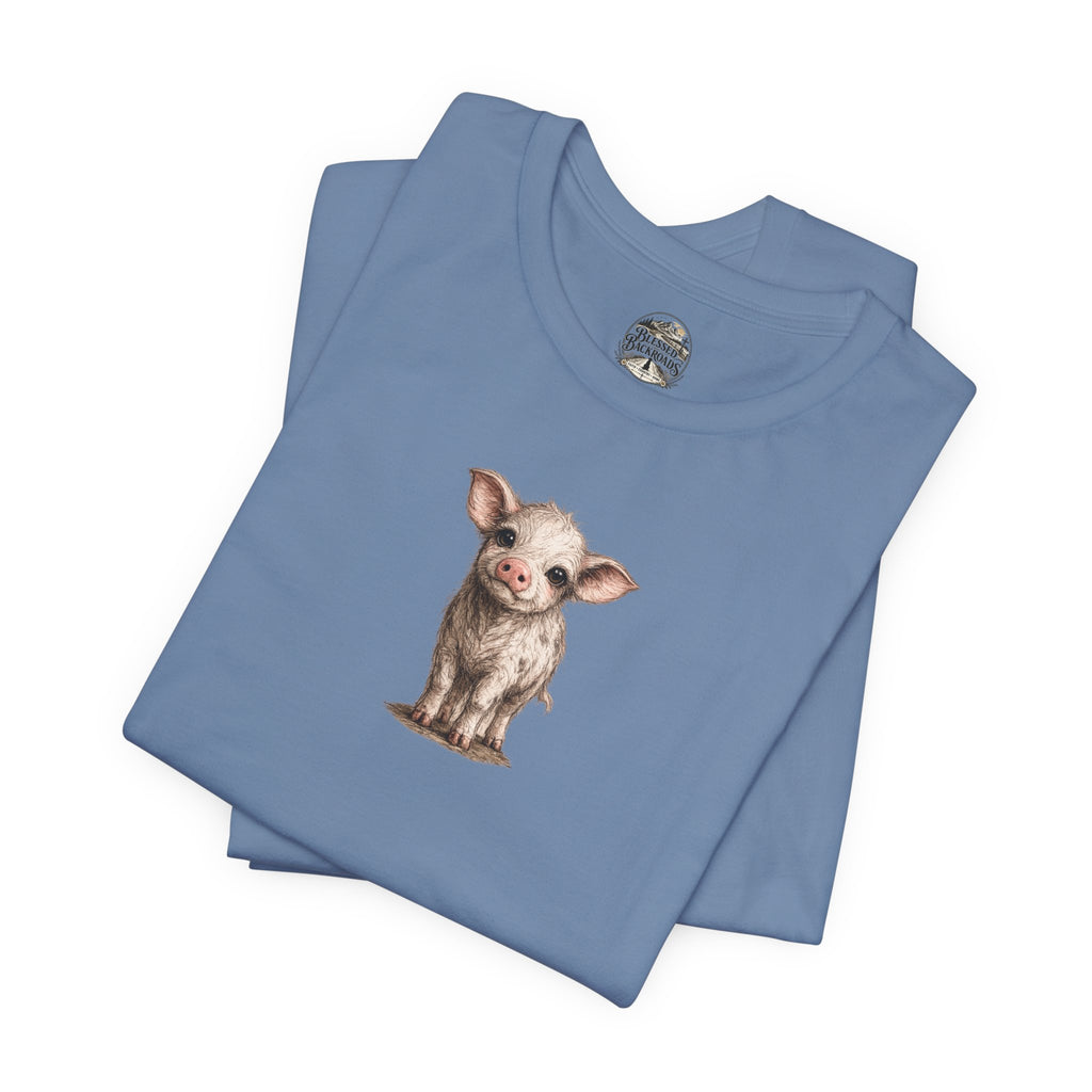 Cute Piglet T-Shirt — Adorable Farm Animal Tee for Animal Lovers
