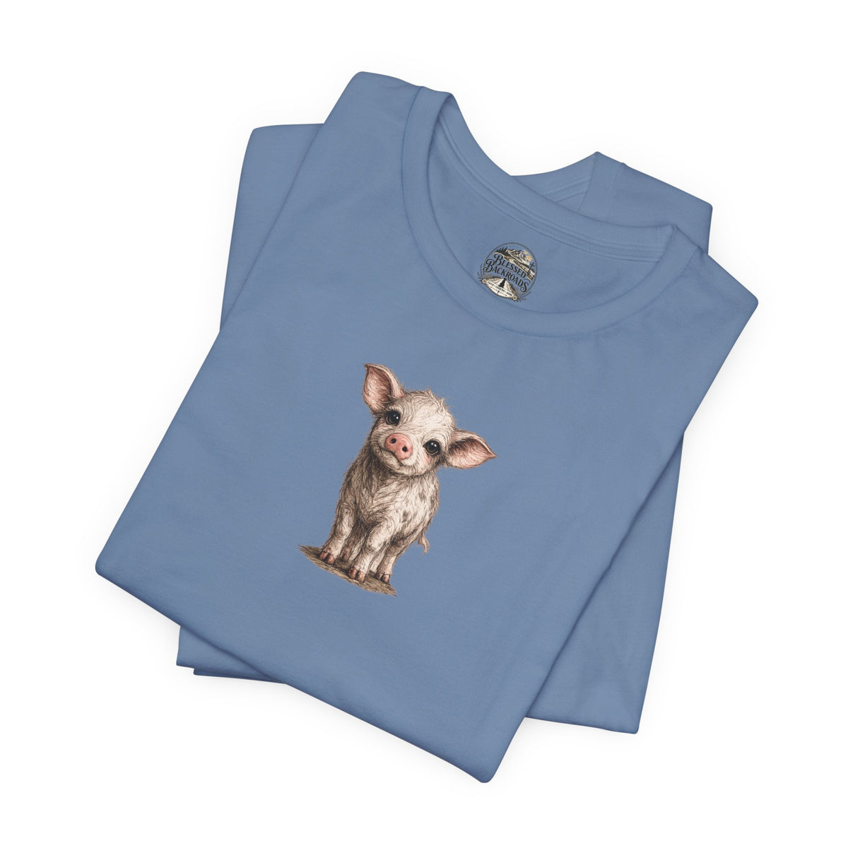 Cute Piglet T-Shirt — Adorable Farm Animal Tee for Animal Lovers