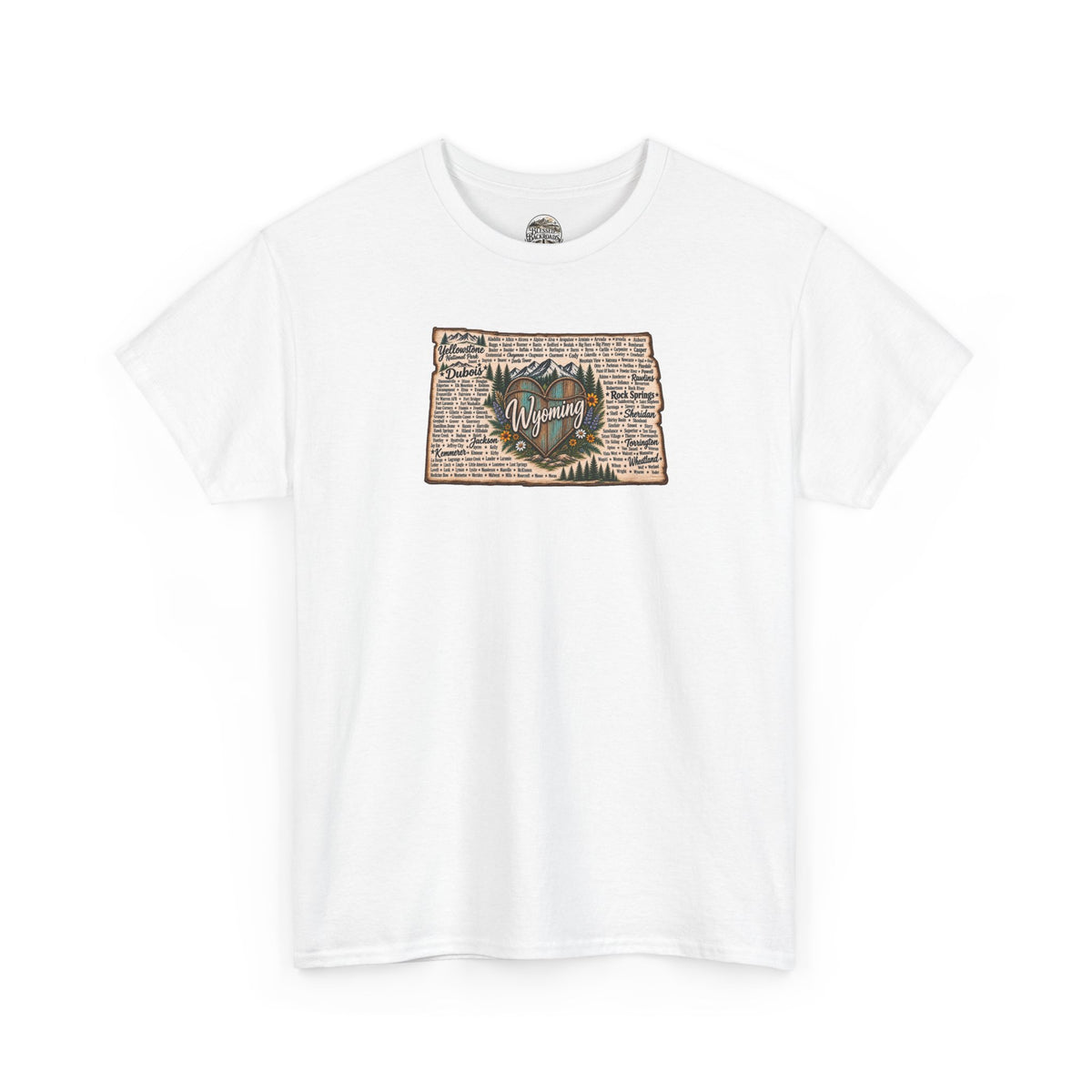 Wyoming State Outline Tee