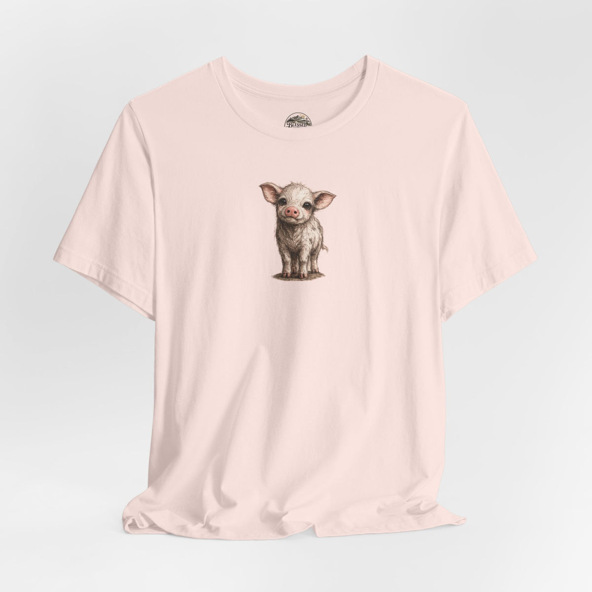 Cute Piglet T-Shirt — Adorable Farm Animal Tee for Animal Lovers