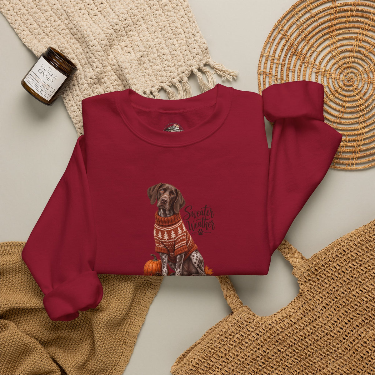 'Sweater Weather' Dog Crewneck