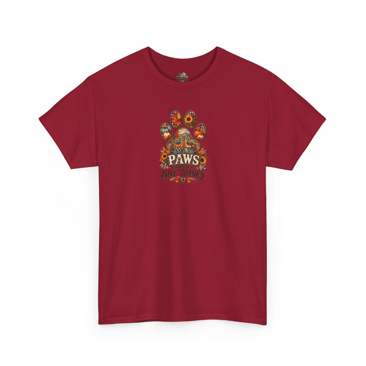 Thankful Paws Thanksgiving T‑Shirt