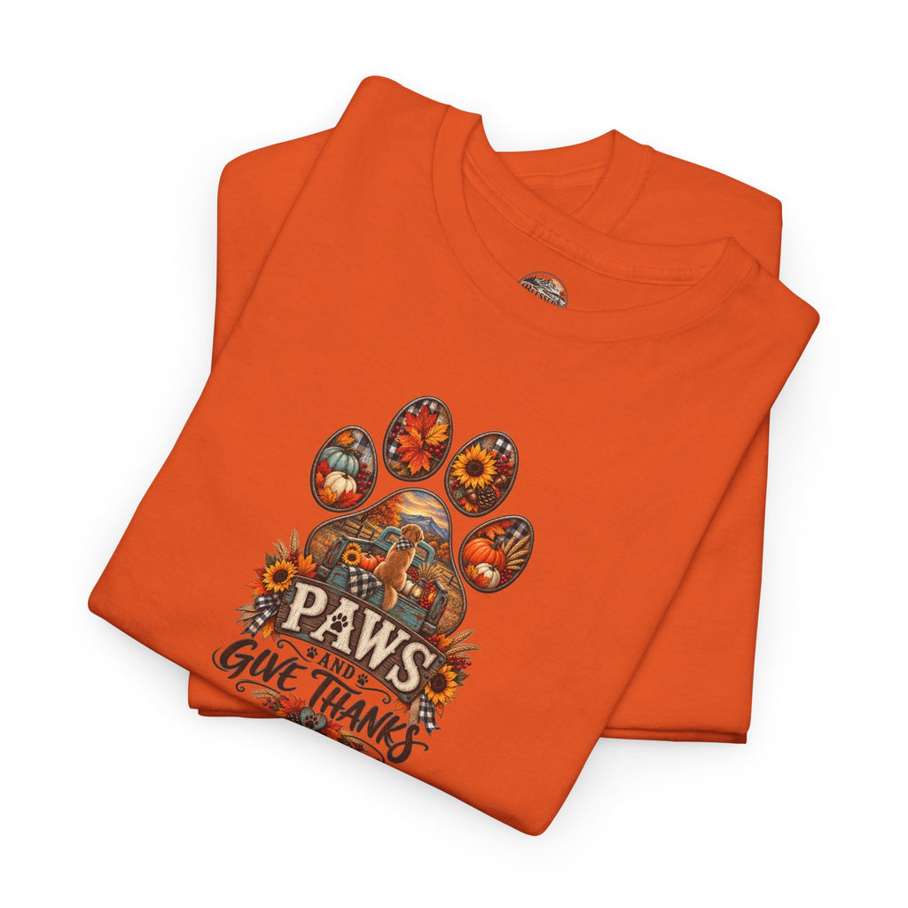 Thankful Paws Thanksgiving T‑Shirt