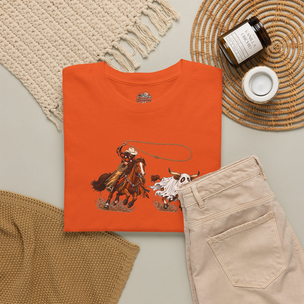 Halloween Steer and Cowboy Tee