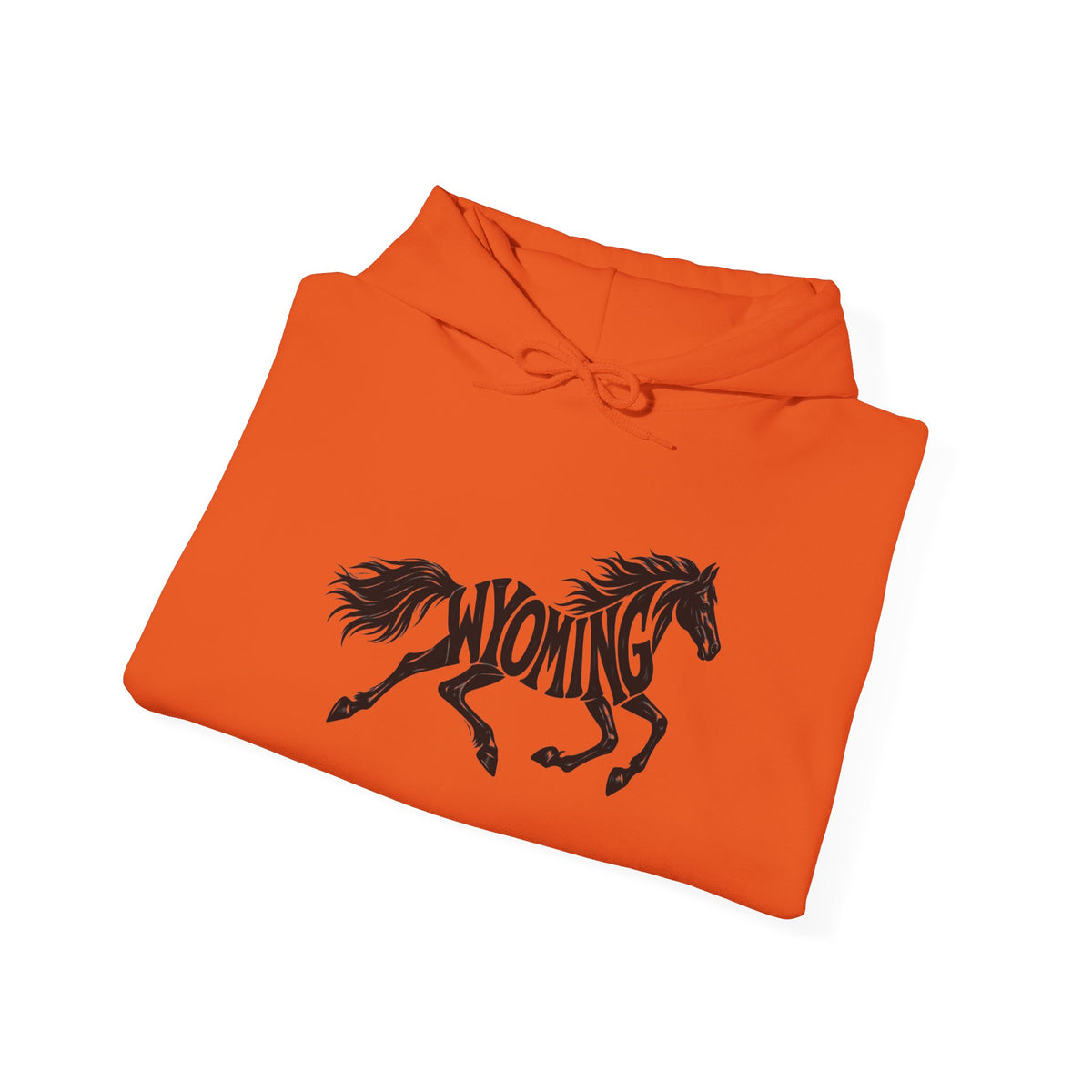 Wyoming Running Horse Hoodie