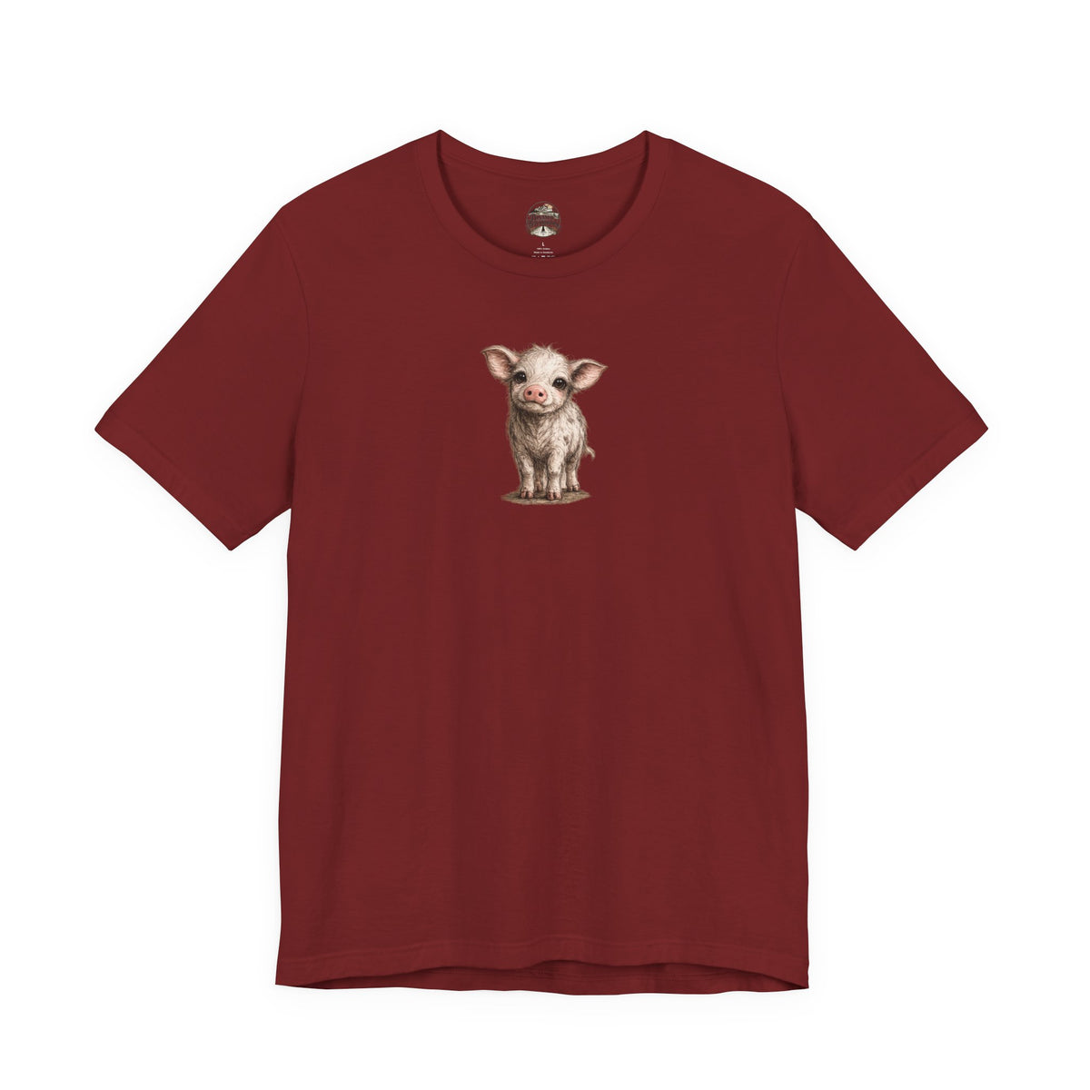 Cute Piglet T-Shirt — Adorable Farm Animal Tee for Animal Lovers