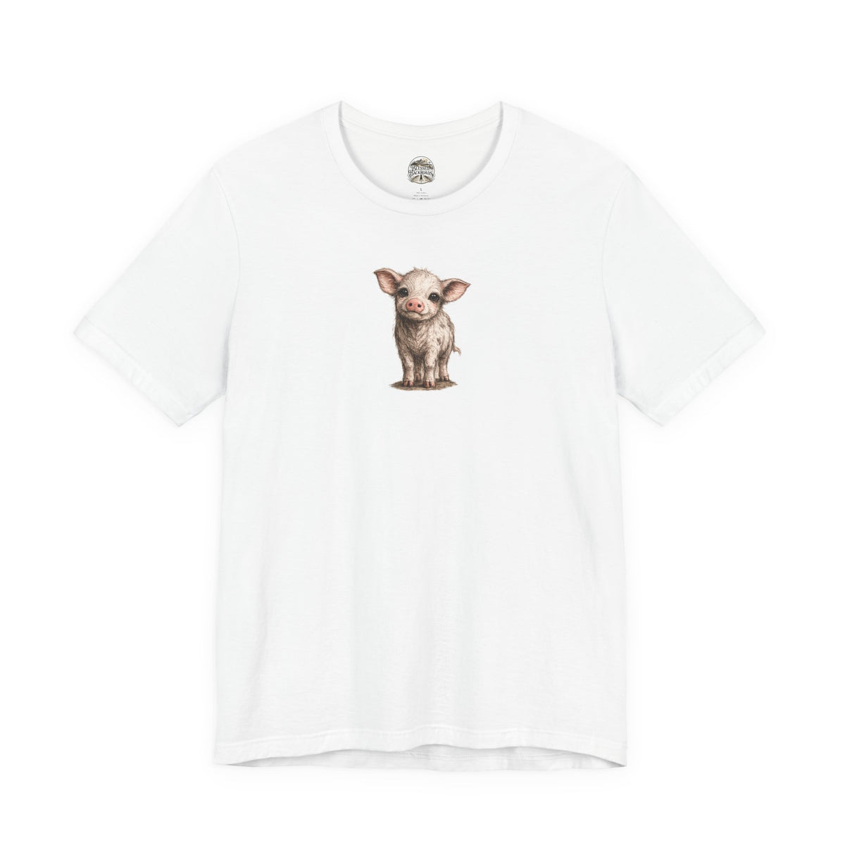 Cute Piglet T-Shirt — Adorable Farm Animal Tee for Animal Lovers