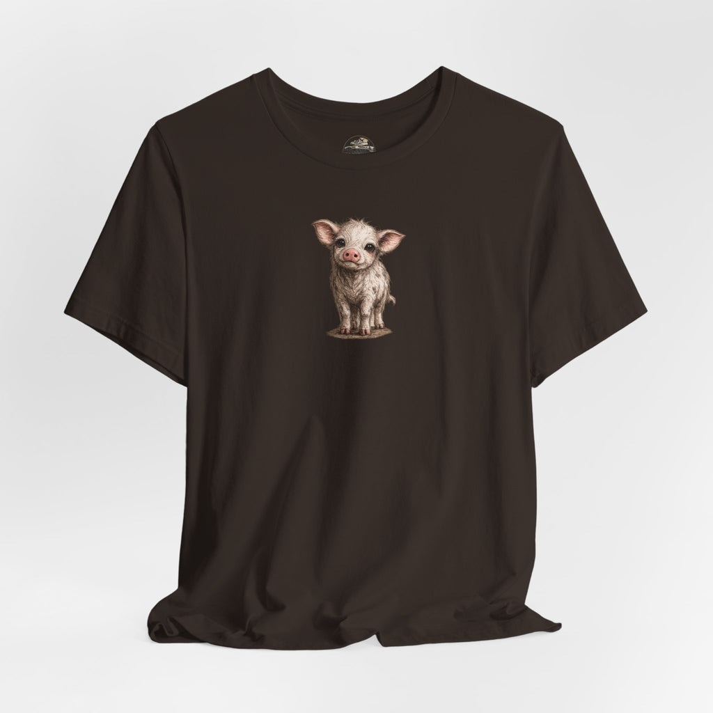 Cute Piglet T-Shirt — Adorable Farm Animal Tee for Animal Lovers