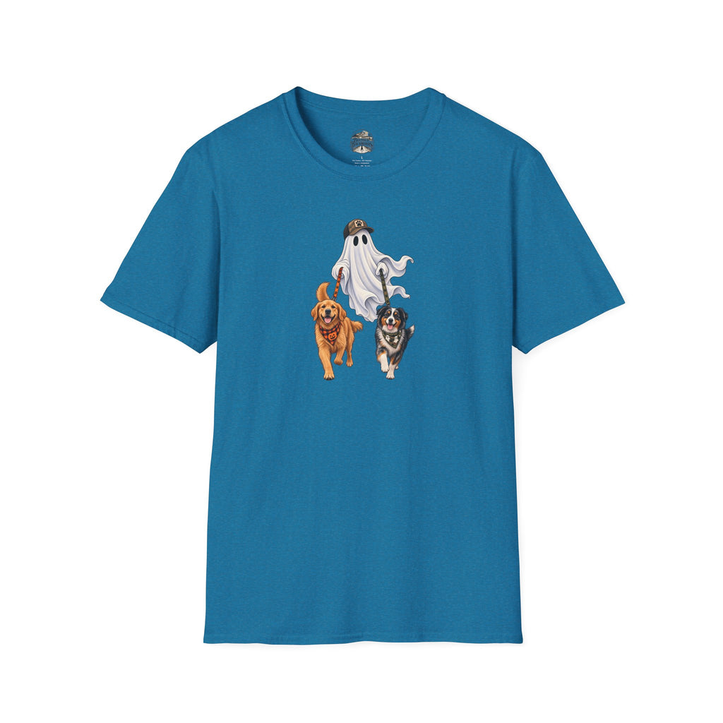 Halloween Ghost with Dogs T-Shirt
