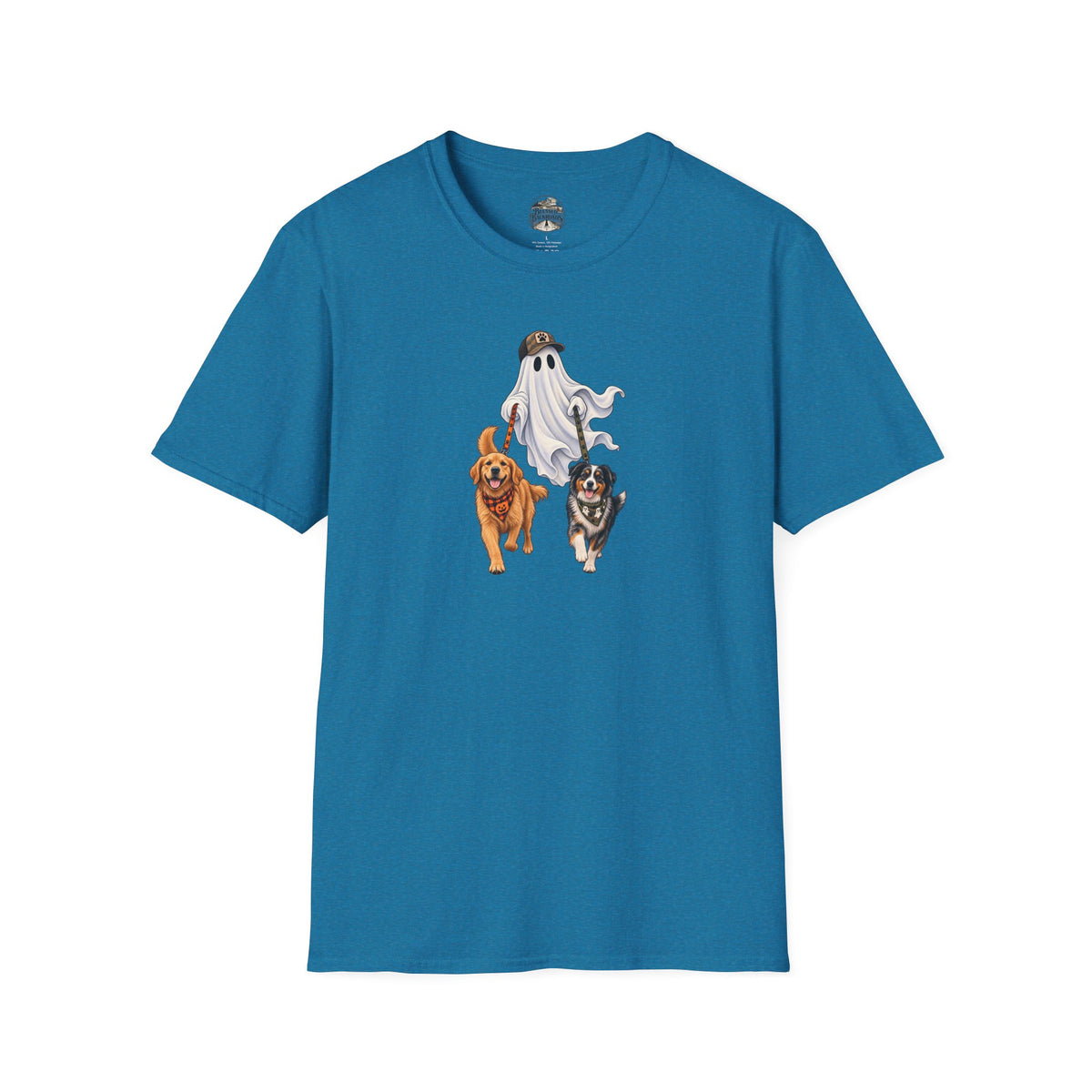 Halloween Ghost with Dogs T-Shirt