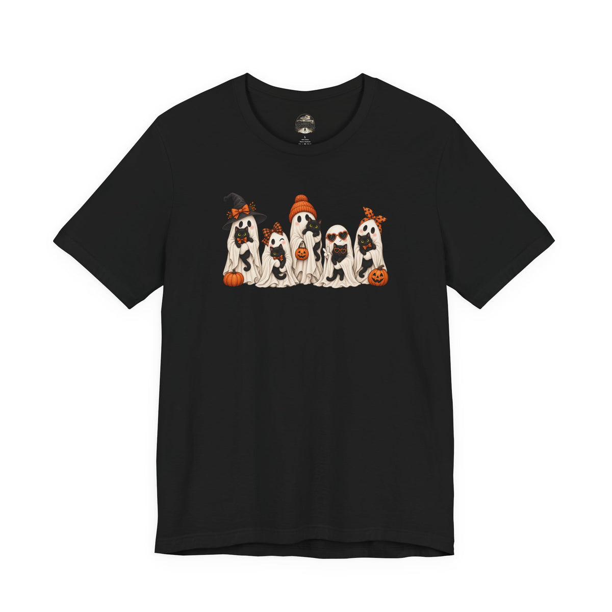 Halloween Ghost and Kittens T-Shirt