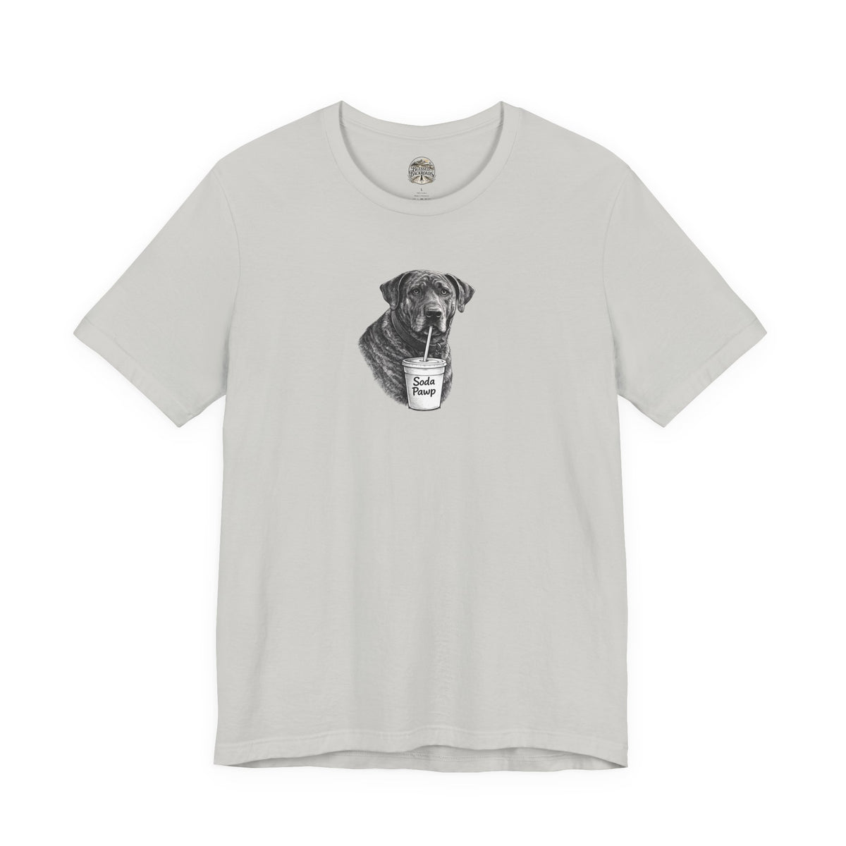 Dog With "Soda Pawp"