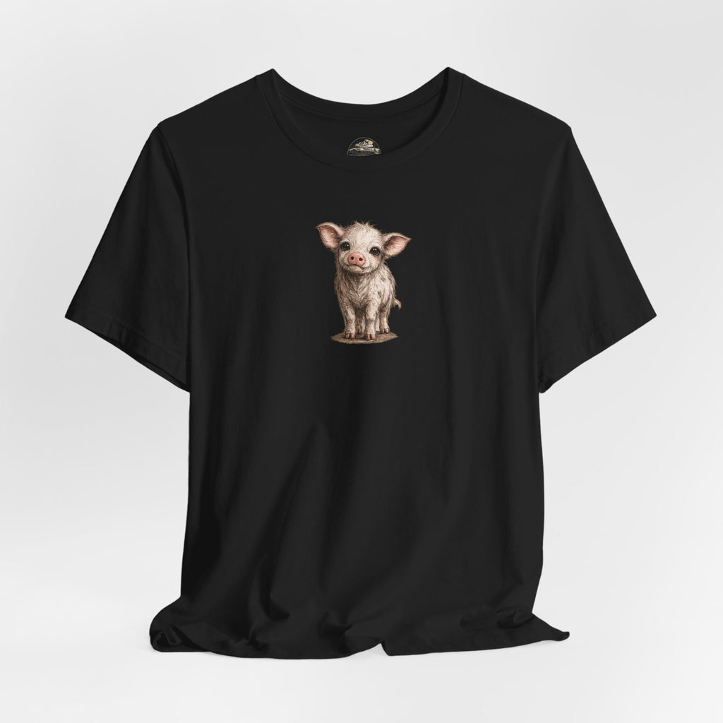 Cute Piglet T-Shirt — Adorable Farm Animal Tee for Animal Lovers