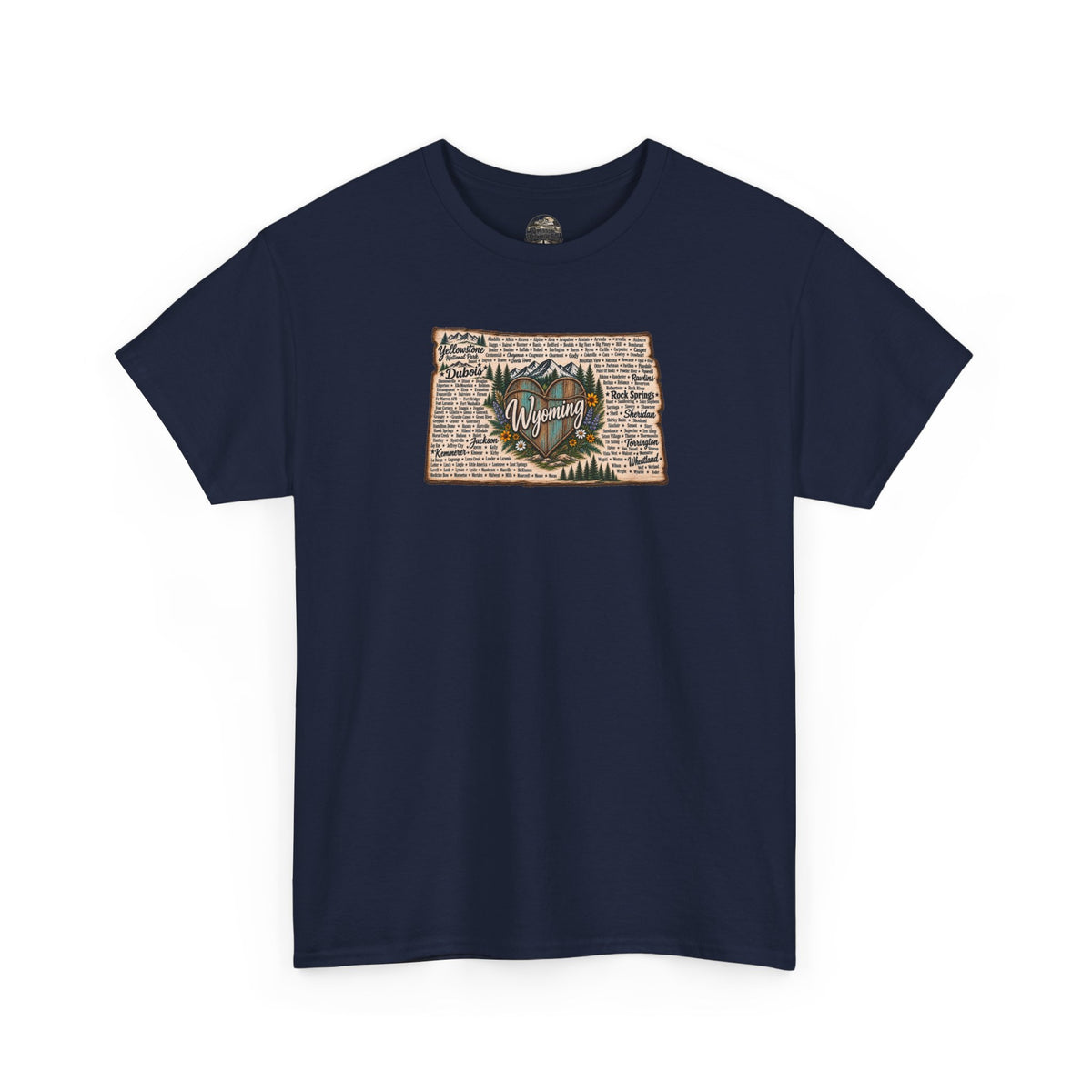 Wyoming State Outline Tee