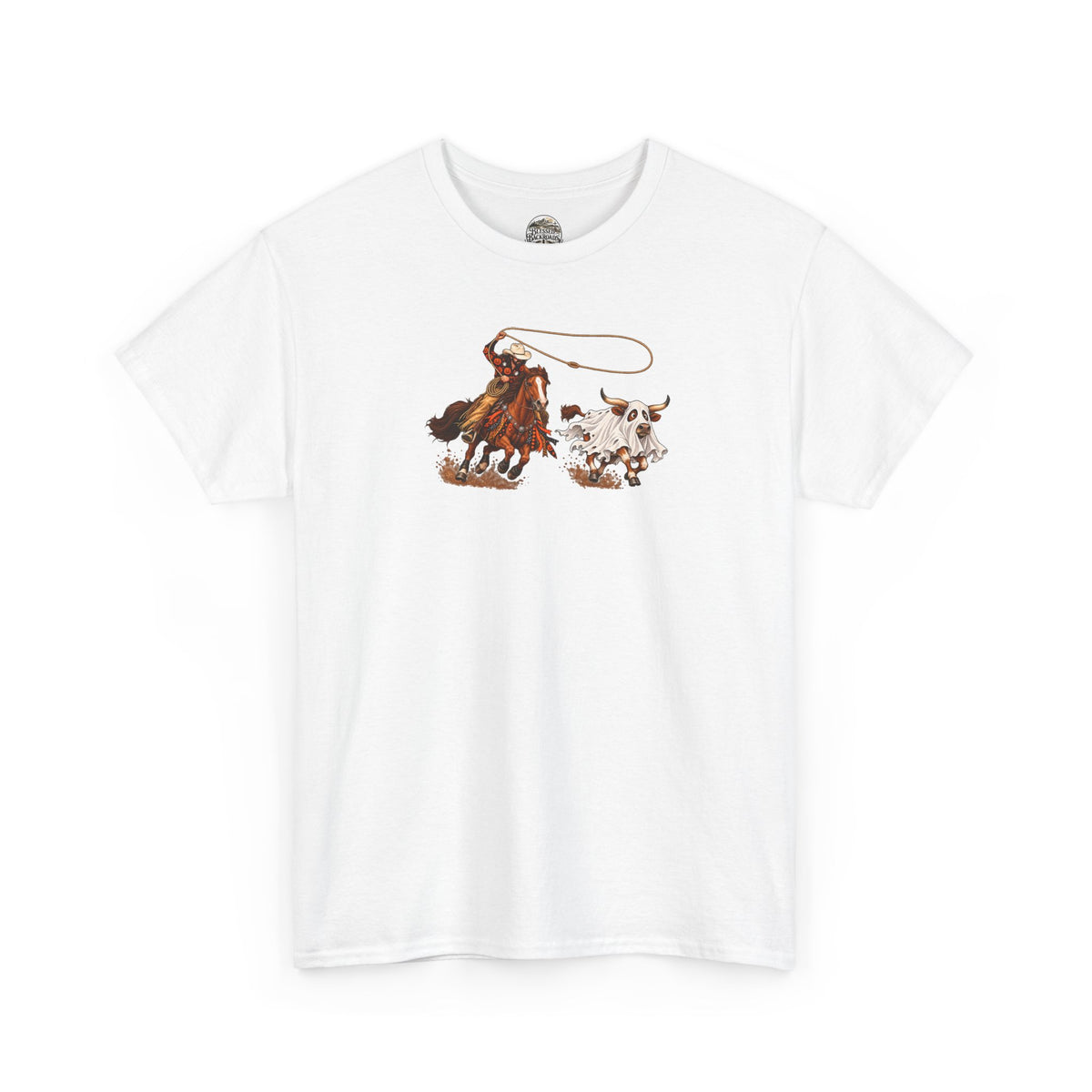 Halloween Steer and Cowboy Tee