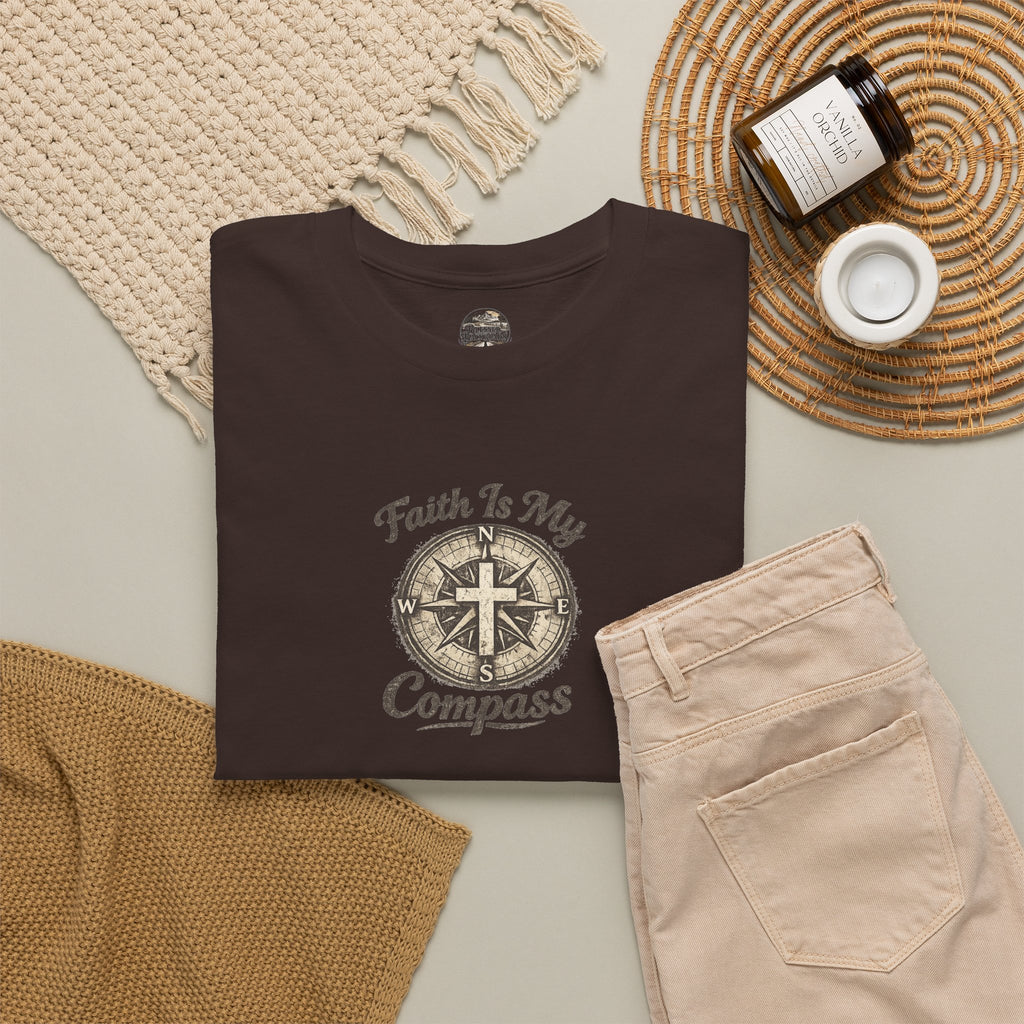 Faith In My Compass T-Shirt — Christian Compass Graphic Tee