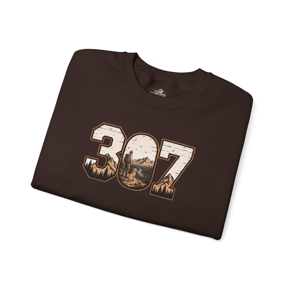 Crewneck Sweatshirt — 307 Mountain Landscape Graphic