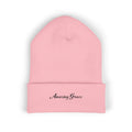 Amazing Grace Embroidered Cuffed Beanie — Faith-Inspired Winter Hat