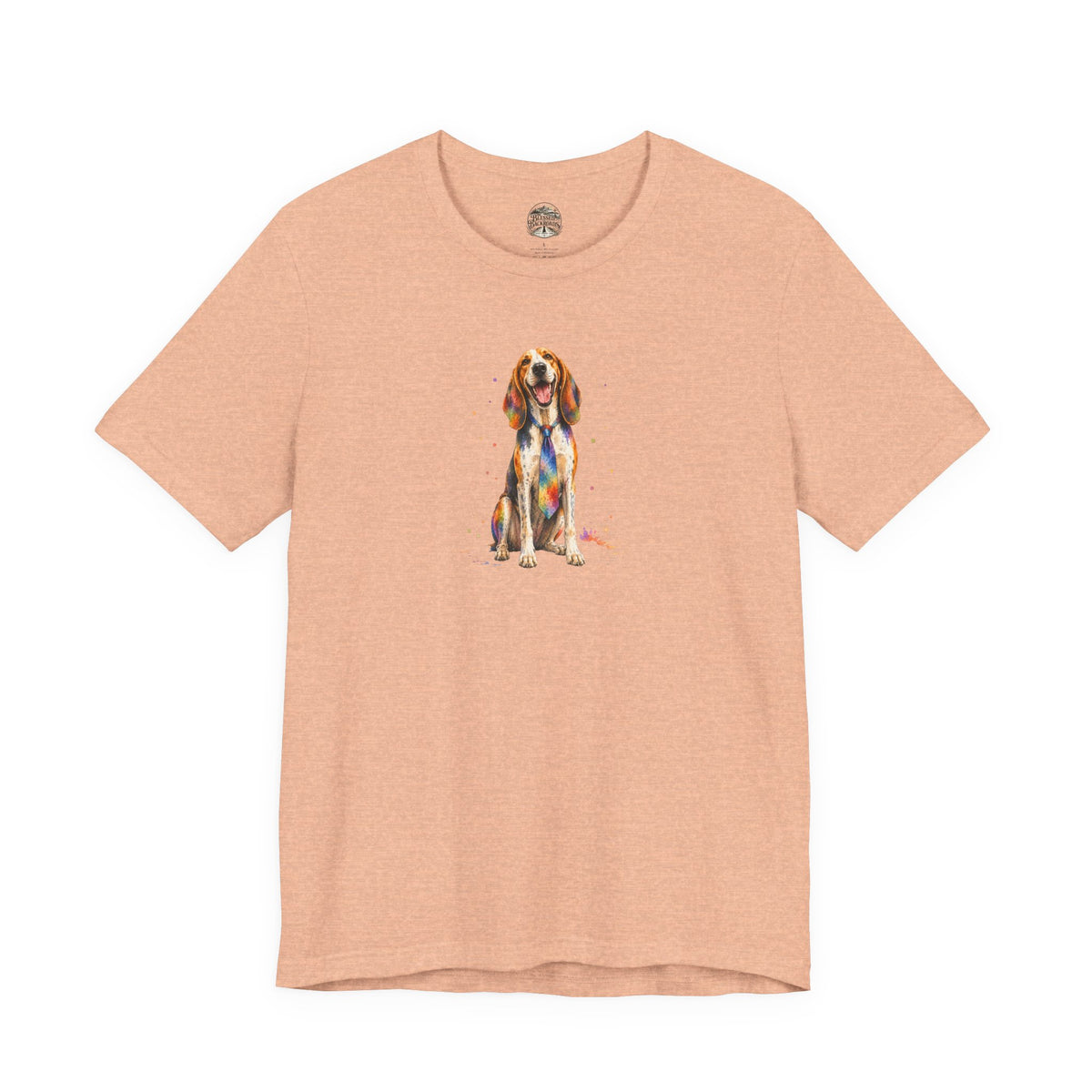 Hound Dog Watercolor T-Shirt – Colorful Dog Lover Tee