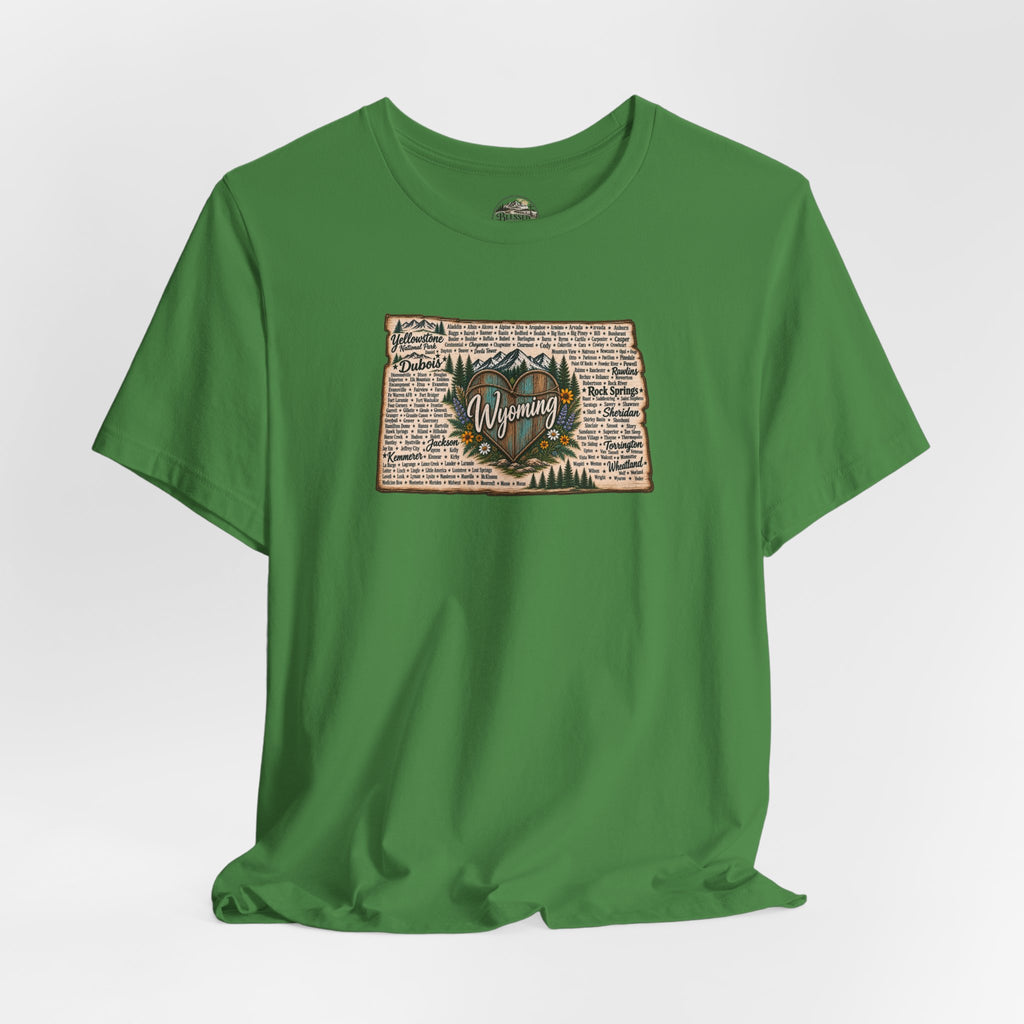 Wyoming State Outline Tee