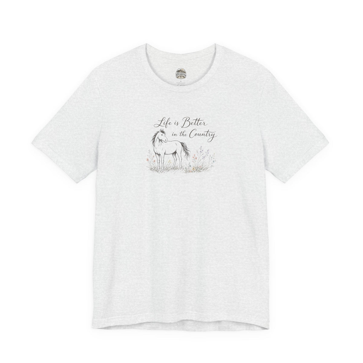 Country Life Horse Graphic Tee – "Life is Better in the Country"