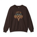 Crewneck Sweatshirt — "This Is God's Country" Western Graphic