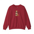 Dog in Sweater Crewneck Sweatshirt — "Sweater Weather" Cozy Fall Pullover