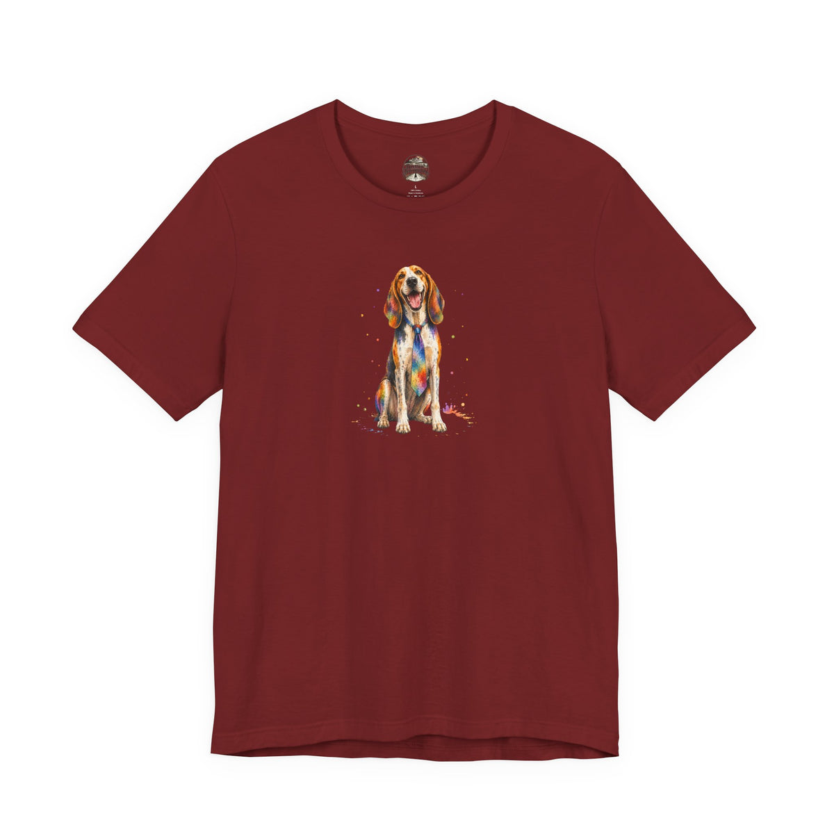 Hound Dog Watercolor T-Shirt – Colorful Dog Lover Tee