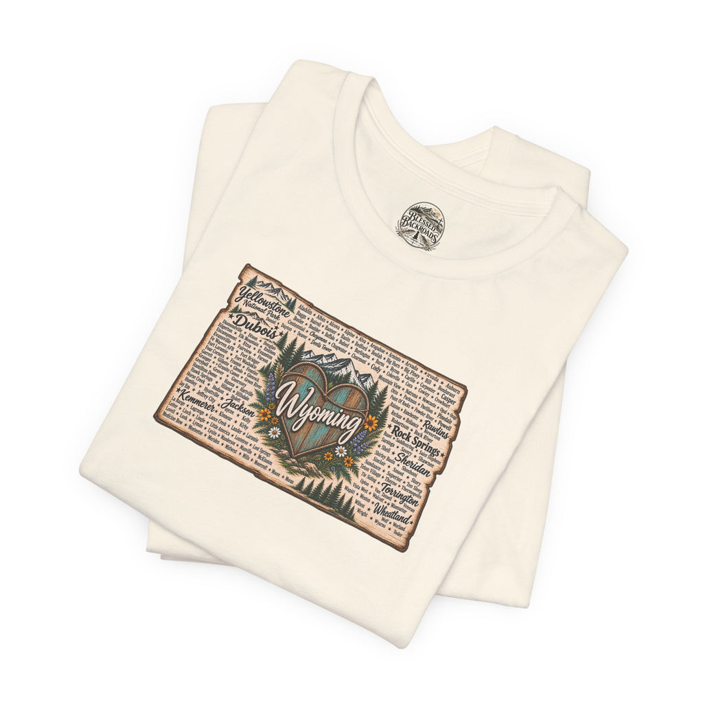 Wyoming State Outline Tee