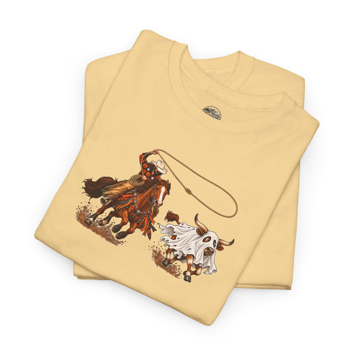 Halloween Steer and Cowboy Tee