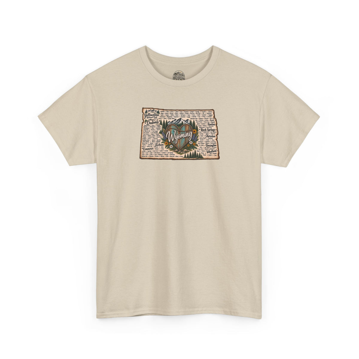 Wyoming State Outline Tee