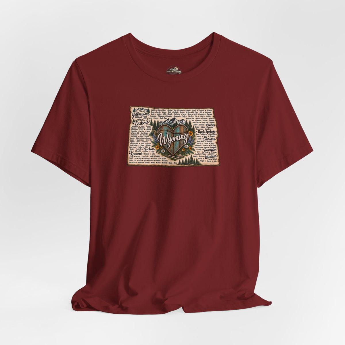 Wyoming State Outline Tee