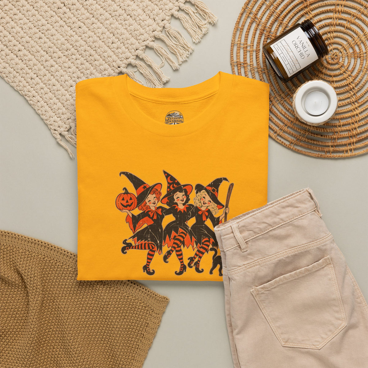 Halloween Vintage Witches T-Shirt