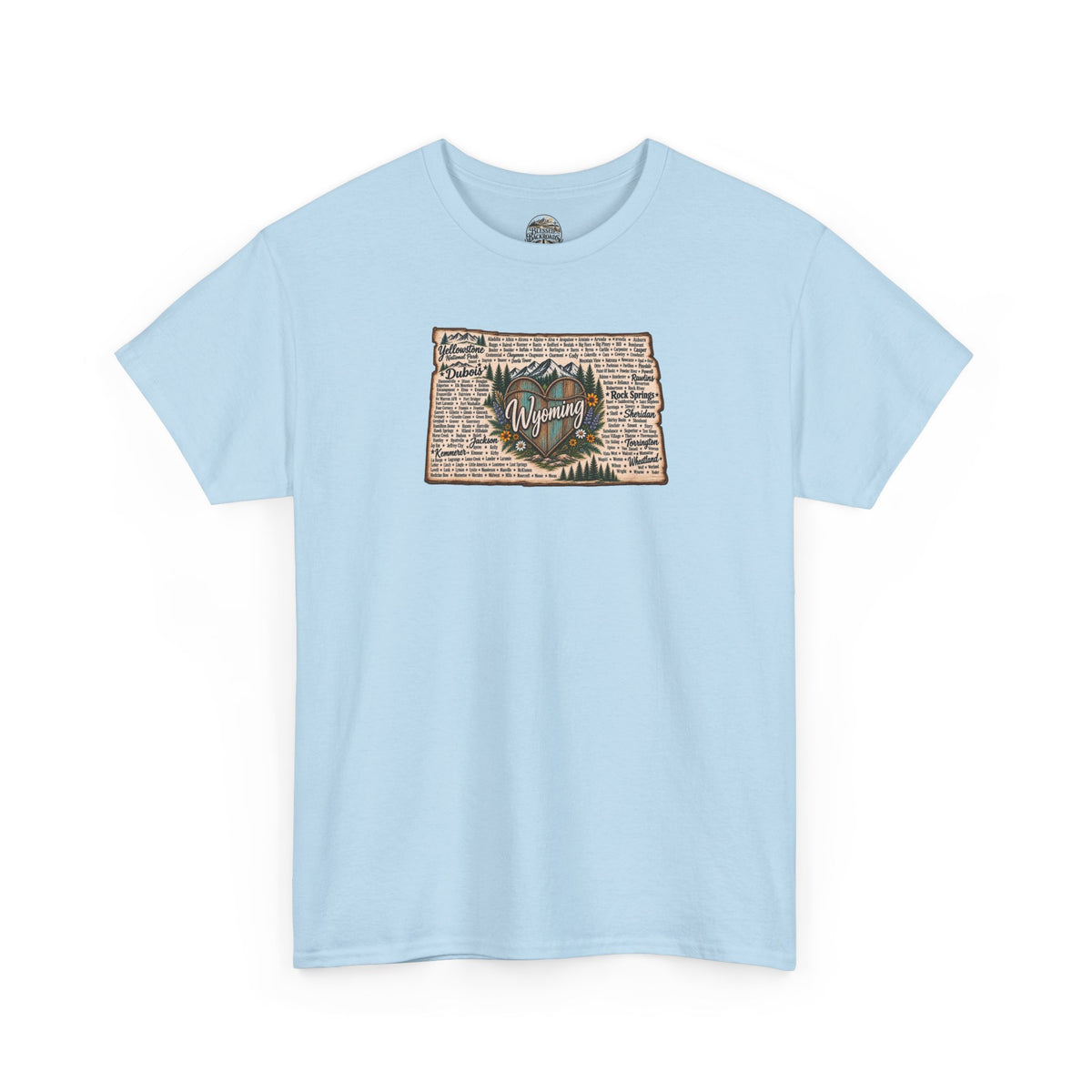 Wyoming State Outline Tee