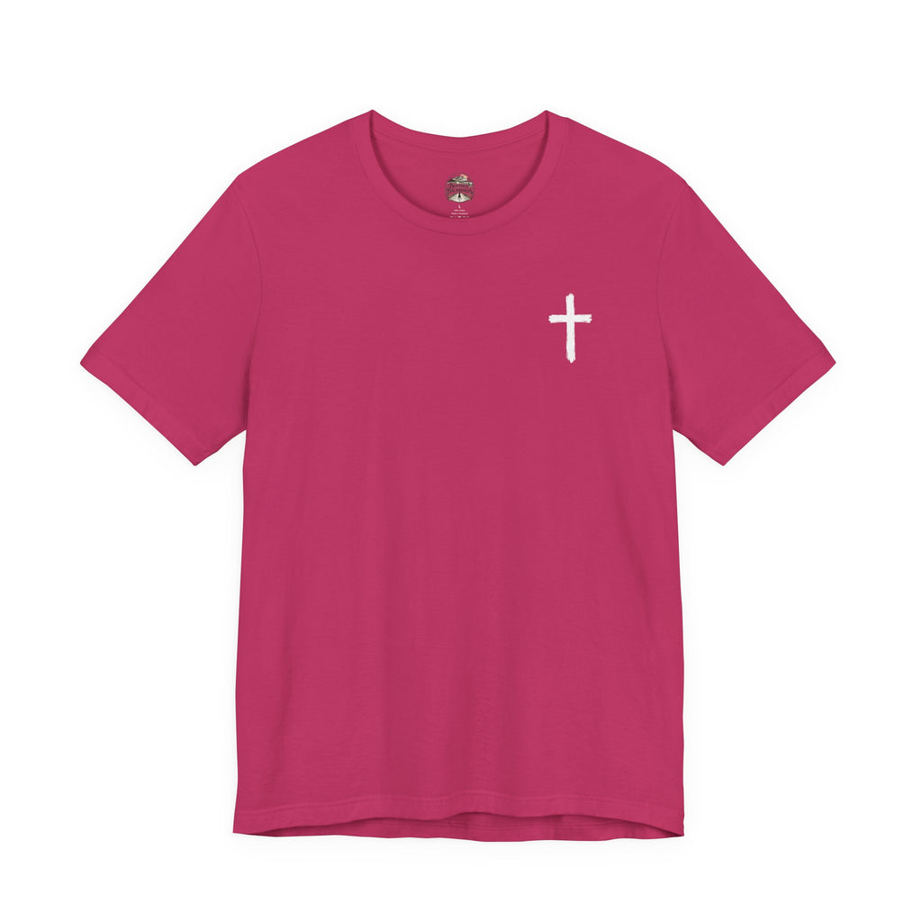 Faith Cross T-Shirt — "When You Can't See the Way, Trust the One Who Is the Way" Christian Tee